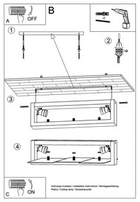 Sollux SL.0076 - Plafoniera FENIKS 2 2xE27/60W/230V legno naturale