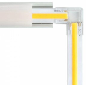 Connettore Angolare per strisce LED COB Monocolore 10mm 2 contatti CF 2PZ Selezionare l'accessorio Accessorio Strisce da 10 mm
