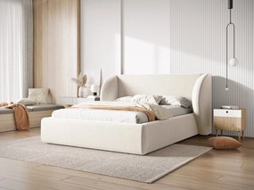 Letto Miley in velluto - 140x200 cm