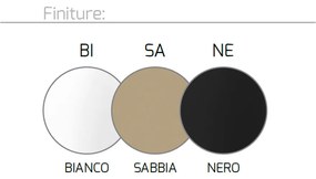 Sospensione Moderna Planet Metallo Sabbia Bianco 7 Luci Gx53