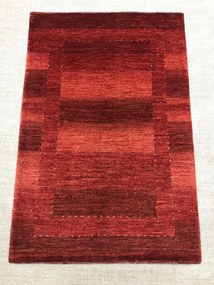 Loribaft Tappeto persiano 100 x 150 Rosso (Iran) Annodato A Mano