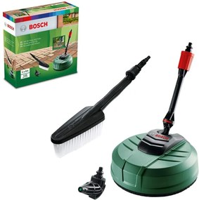 Bosch Home and Garden Idropulitrice Home and Car Kit di pulizia, con spazzola per patio, spazzola pulente e bocchetta a 90 gradi, confezione in
