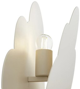 Lampada da parete per bambini nuvola beige con sole - Cloudy