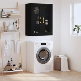 Mobile A Parete Nero 69,5x34x90 Cm /