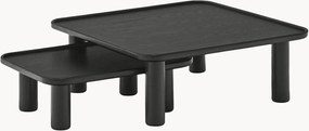 Set di 2 tavolini da salotto in legno Nest