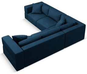 Divano angolare variabile blu Esther - Milo Casa