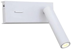 Zambelis H74 - Applique a LED LED/3W/230V USB bianco