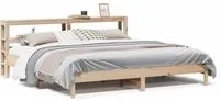 Letto senza Materasso 200x200 cm in Legno Massello di Pino 3306135