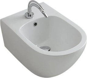 Bidet sospeso bianco lucido aquatech KERASAN L 36.5 x H 30 x P 55 cm