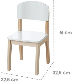 Sedia per bambini bianca – Roba