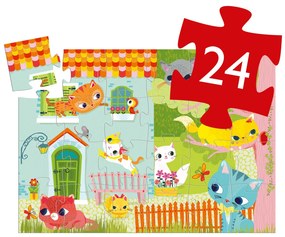 Puzzle - gattini giocosi - 24 pezzi