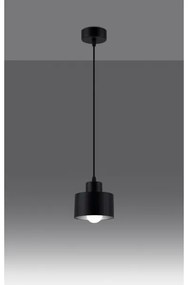 Sollux SL.1132 - Lampadario a cavo SAVAR 1xE27/60W/230V nero