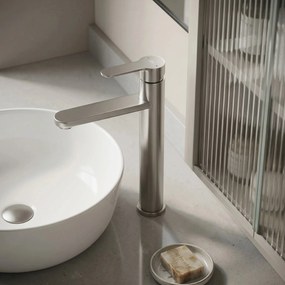 Rubinetto da bagno Rea Arcos Brush Nickel