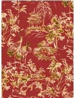 Coordonne Tapete Ming Pagoda - Ruby