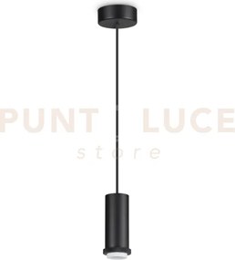 Mix-up sospensione in metallo 1 luce attacco e27 nera paralumi acqu...