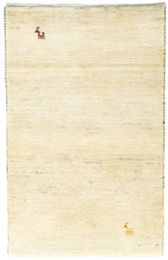Gabbeh Tappeto persiano 90x60 Beige (Iran) Annodato A Mano