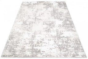 Tappeto di design color crema con motivo astratto grigio Larghezza: 80 cm | Lunghezza: 150 cm