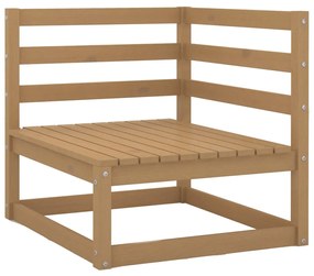 Set Divani da Giardino 7 pz in Legno Massello di Pino