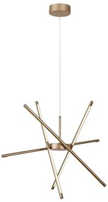 Rabalux 72339 - Lampadario LED a sospensione con filo HENLI2 LED/40W/230V 3000K oro