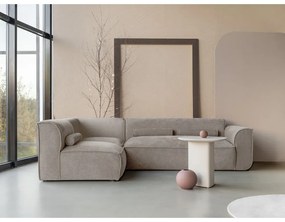 Divano angolare componibile beige (con penisola a sinistra) Flex Felix – Miuform