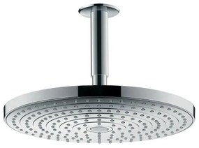 Soffione doccia HANSGROHE Raindance Select S300 in ottone cromo L 30.1 x H 19.6 x P 19.6 cm anticalcare 2 getti