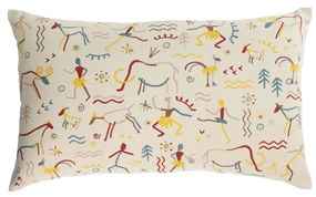 Kave Home - Copricuscino Itzayana 100% cotone multicolore 30 x 50 cm