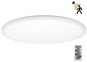 Lampada LED bagno NIVERA LED/32W/230V IP54 Ø42 cm bianco con telecomando
