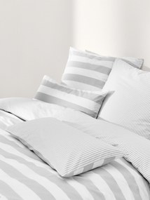 Copripiumino reversibile in cotone a righe Lorena