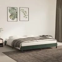 Giroletto Verde Scuro 160x200 cm in Velluto 346985