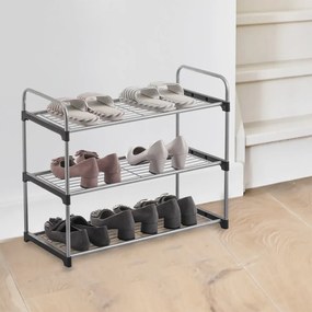 Scarpiera in metallo color argento - Orion