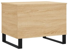 Tavolino salotto rovere sonoma 60x44,5x45 cm legno multistrato