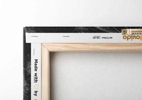 Quadro su tela – Corvi e albero della vita in bianco e nero