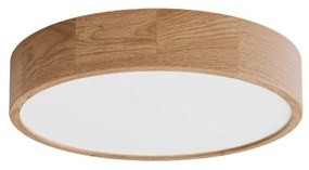 Plafoniera con sensore CLEO 4xE27/24W/230V, Ø 47,5 cm, finitura rovere