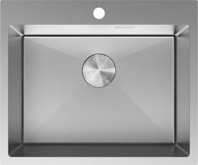Mexen Solix lavello in acciaio 1 vasca 600 x 500 mm, inox - 6408601000-01