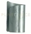 Applique a parete imagine silver 1 luce attacco e27 15x25cm vetro e...