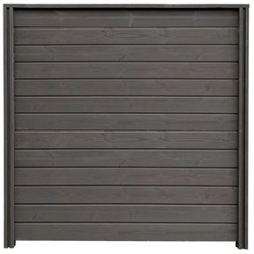 Pannello componibile Thermowood grigio in legno H 178.4 x L 178.6 cm