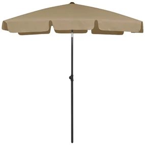 Ombrellone Da Spiaggia Tortora 180x120 Cm /