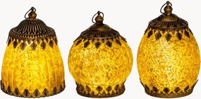 Set di 3 lanterne a LED Kronthal