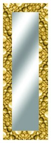 Specchio VESUVIO rettangolare in legno oro 158 x 58 cm