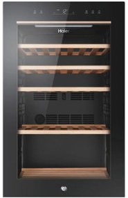 Haier - Wine Bank 50 Serie 5 HWS49GA. Posizionamento dell'apparecchio: Libera installazione, Colore struttura: Nero, Colore interno: Nero. Capacità