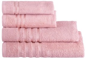 Asciugamano tipo terry rosa in cotone 70x140 cm Simple – Casa Selección
