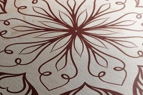 Quadro su tela – Mandala etnica astratta