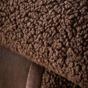 Coperta in micropile marrone 130x170 cm Velvet Boucle - Catherine Lansfield