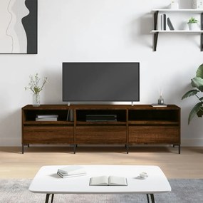 Mobile Porta Tv Rovere Marrone 150x30x44,5 Cm Legno Multistrato /