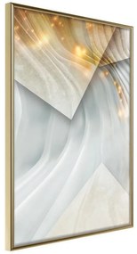 Poster  Wavy Surface  Cornice Quadri Cornice d'oro, Larghezza x Altezza Home decor 30x45