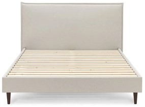 Letto matrimoniale imbottito beige con griglia 160x200 cm Sary - Bobochic Paris