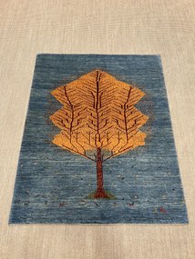 Gashguli Tappeto 160 x 190 Blu (Iran) Annodato A Mano