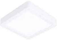 Plafoniera Moderna Fueva 5 Acciaio Bianco Led Integrato 11W 3000K Ip20