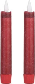 Eglo 422216 - SET 2x LED Candele ANTANABE LED/1xAAA 15 cm rosso