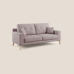 Danish divano moderno in tessuto morbido impermeabile T02 rosa
